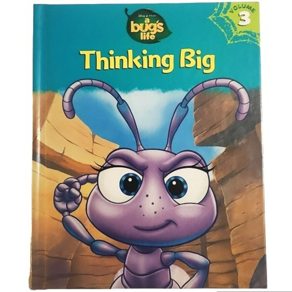 B2G1 SALE!💕 Disney Pixxar A Bug's Life Thinking Big Hardcover Book Vol 3 - 1998
